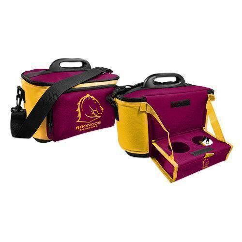 Brisbane Broncos NRL Large Esky Insulated Lunch Cooler Bag With Drinks Tray