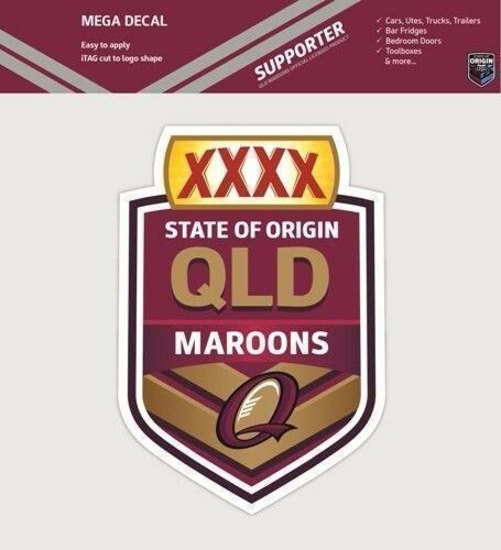 Queensland Maroons State of Origin Car Spot Sticker Mega Decal SOO QLD
