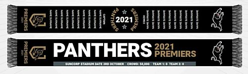 Penrith Panthers 2021 NRL Premiers Acrylic Scarf