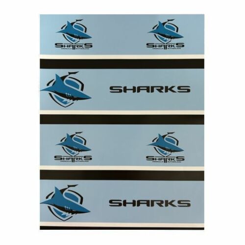 Cronulla Sharks NRL Gift Birthday Present Wrapping Paper