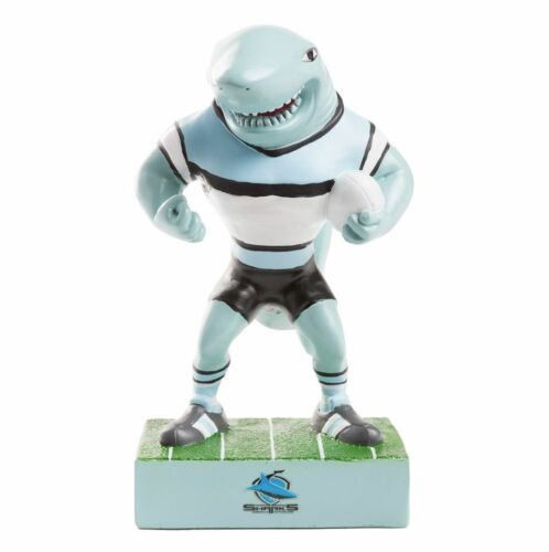 Cronulla Sharks NRL Team Logo 3D Club Mascot Statue Figurine 18cm Tall