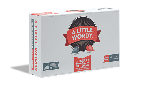 A Little Wordy A Sneaky Two-Player Tile Game Board Game 