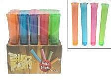 Neon Test Tube Shots Pack of 15 Colourful Test Tube Plastic Shot Glasses Drinking Party Fun 