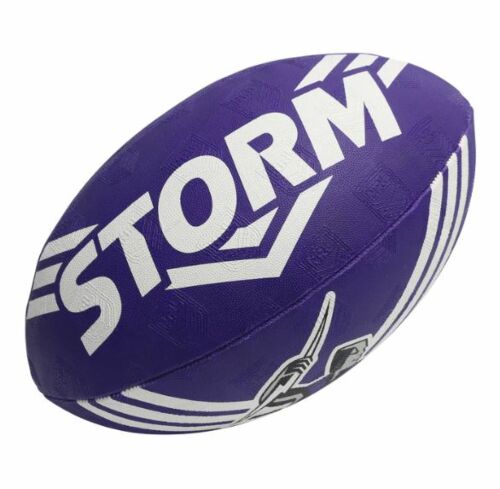 Melbourne Storm NRL Logo Kids Mini Size 11 inch Football Foot Ball Footy