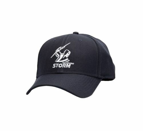 Melbourne Storm NRL Team Logo Dark Blue Adult Unisex One Size Stadium Cap Hat