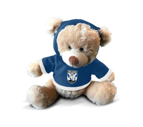 Canterbury Bulldogs NRL Team 7" Plush Teddy Bear With Hoodie