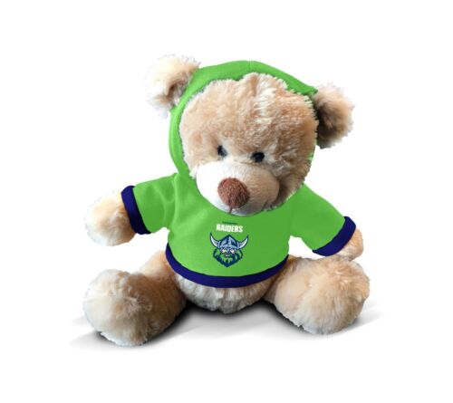 Canberra Raiders NRL Team 7" Plush Teddy Bear With Hoodie