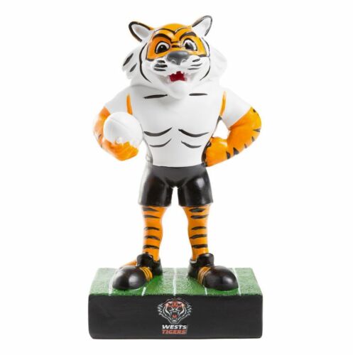Wests Tigers NRL Team Logo 3D Club Mascot Statue Figurine 18cm Tall