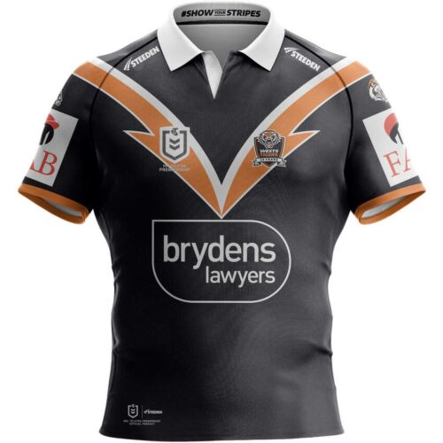 Wests Tigers 2024 NRL Team Retro 25 Years Steeden Mens Adult Home Jersey
