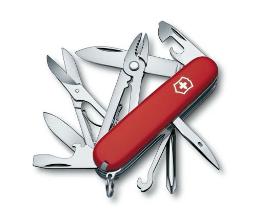 Victorinox Deluxe Tinker Red Multi Tool Swiss Army Pocket Knife