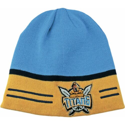 Gold Coast Titans NRL Team Switch Reversible Beanie Winter Hat
