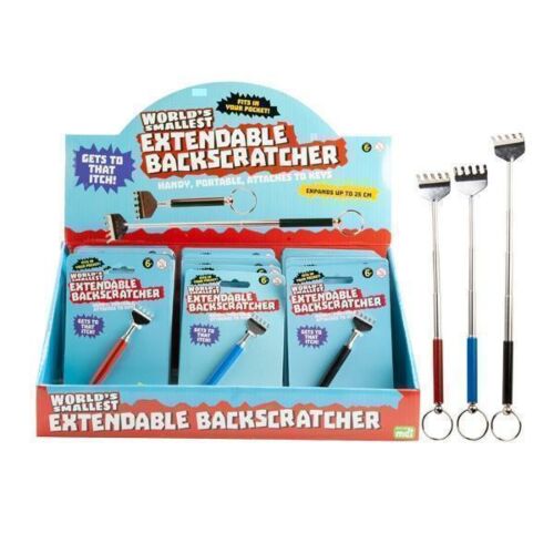 World's Smallest Extendable Back Scratcher Expands Up To 25cm Assorted Colours