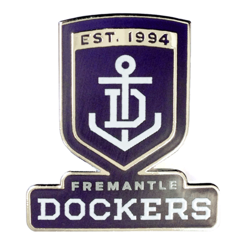 Fremantle Dockers AFL Team Logo Metal Pin Badge