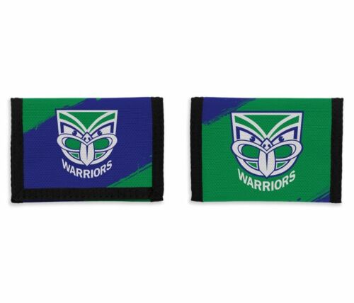 New Zealand Warriors NRL Team Logo Nylon & Velcro Sports Wallet
