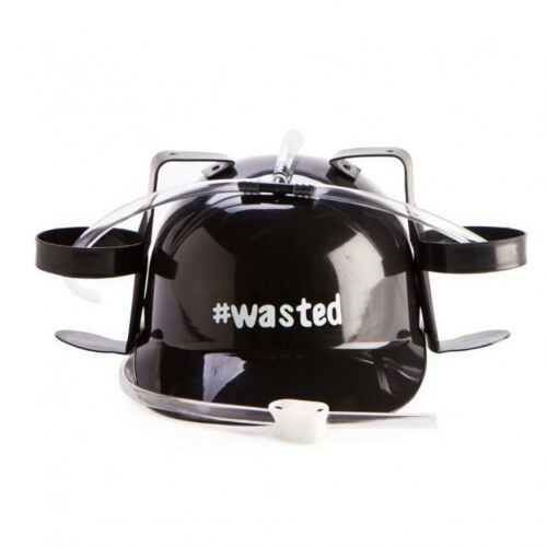 #Wasted Beer Drinking Hat Party Novelty Accessory