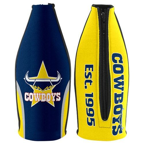 North Queensland Cowboys NRL Long Neck Tallie 750ml Beer Bottle Holder Cooler