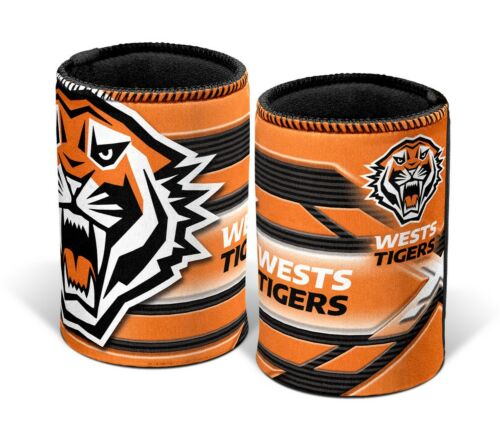 Wests Tigers NRL Logo Can Cooler Stubby Holder Drink