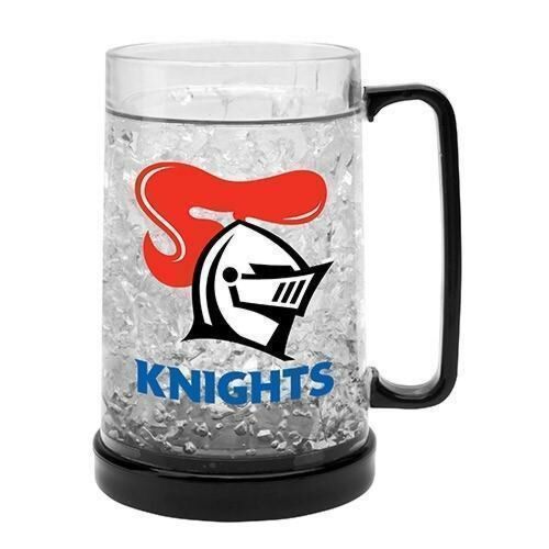 Newcastle Knights NRL Team Logo Gel Ezy Freeze Mug Stein Drinking Plastic Cup