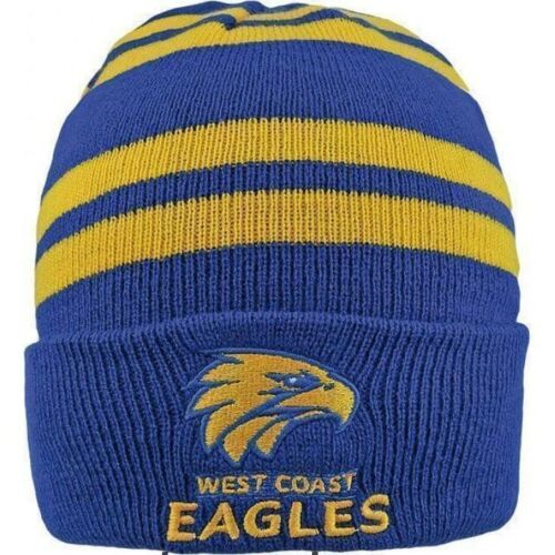 West Coast Eagles AFL Team Wozza Acrylic Knit Beanie Winter Hat