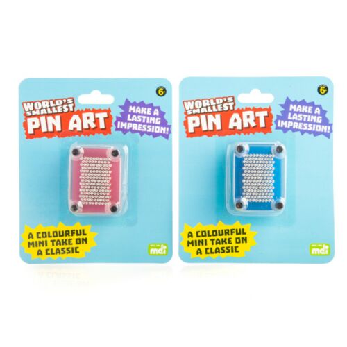 World's Smallest 3D Pin Art Pocket Sized Assorted Colours