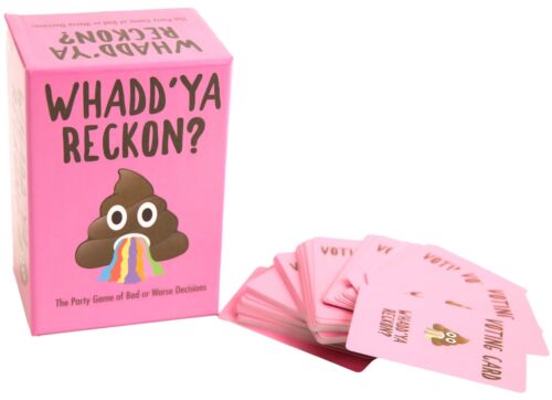 Whadd'ya Reckon The Party Game Of Bad Or Worse Decisions Adults Only Card Game Ages 18+