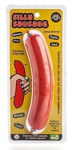 Stress Relief Sausage Squeeze To Relieve Tension Novelty Gift Idea 