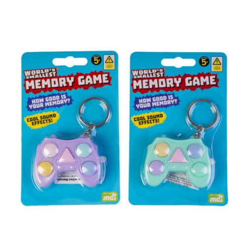World's Smallest Memory Game Mini Console With Sequences - Assorted Colours