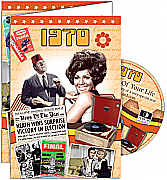 1970 Time Of Your Life - A Fabulous Visual History Of A Very Special Year - Deluxe Greeting Card & Full Length DVD Birthday
