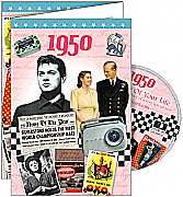 1950 Time Of Your Life - A Fabulous Visual History Of A Very Special Year - Deluxe Greeting Card & Full Length DVD Birthday