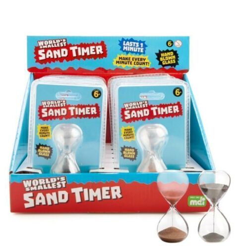 World's Smallest Sand Time 6cm Tall Hourglass That Lasts For 1 Minute