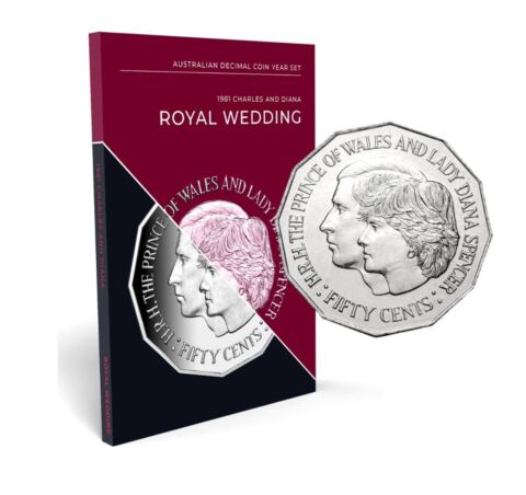 1981 The Royal Wedding Charles and Diana Seven-Coin Uncirculated Year Set Folder Pack