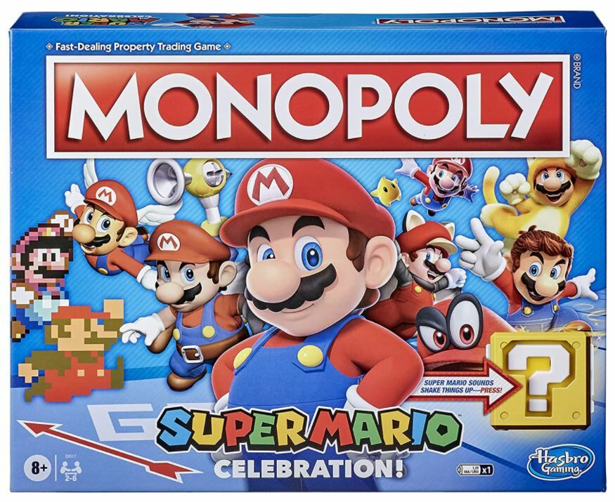 Super Mario Celebration Edition Monopoly Board Game Fast Dealing Property Trading Game