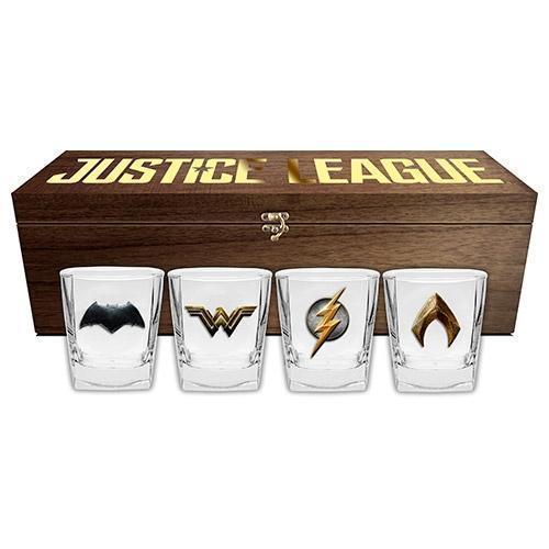 Justice League Set Of 4 Spirit Glasses