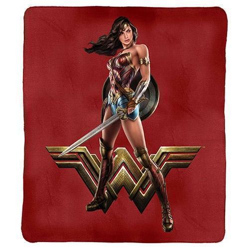 Justice League Wonder Woman Polar Fleece Printed Throw Rug Picnic Blanket Superhero DC Comics