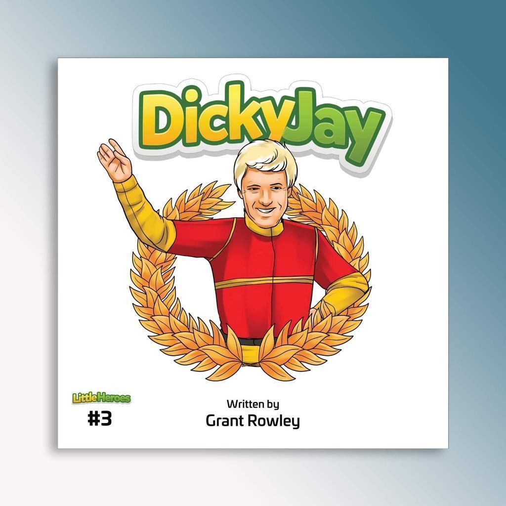 Dicky Jay Little Heroes Dick Johnson Australian Motorsport Legends Children's Book By Grant Rowley