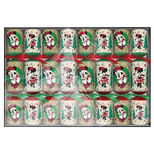 Disney Mickey and Minnie Mouse Set of 8 Christmas Crackers