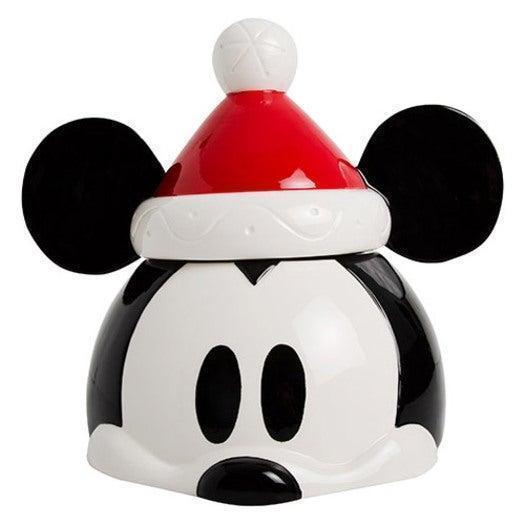 Disney Mickey Mouse Christmas Moulded Head Cookie Jar