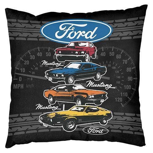 Ford Mustang Sublimated Filled Fully Stitched Cushion Square Pillow