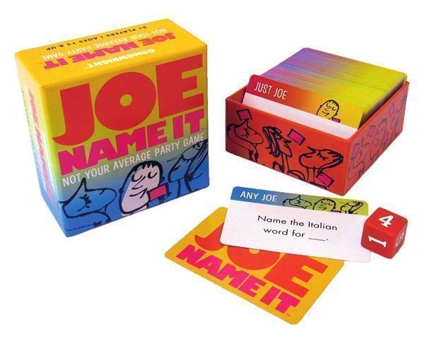 Joe Name It Not Your Average Party Game Category Cards