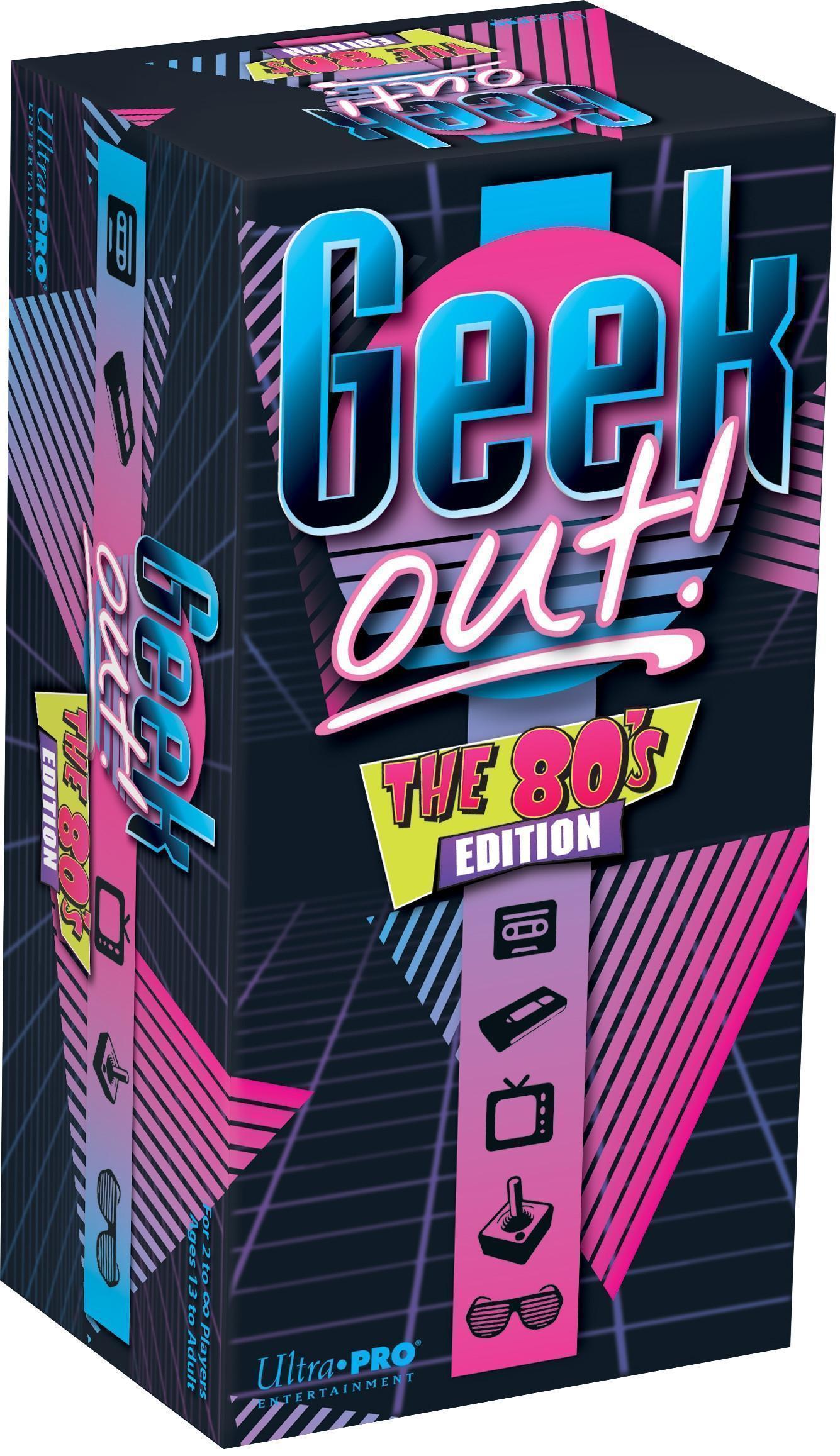Geek Out! 80's Edition Pop Culture Quiz Trivia Party Game