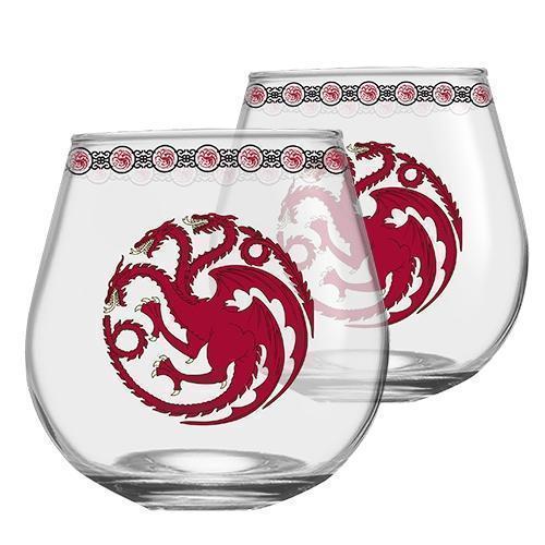 Game Of Thrones Set Of 2 Globe Glasses 