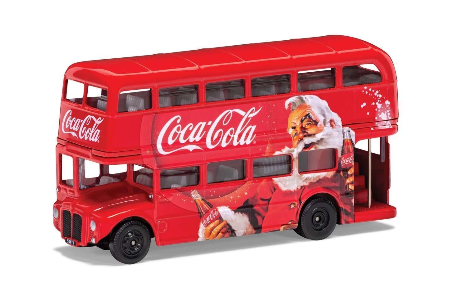 Corgi Coca Cola Coke Christmas London Bus 1:64 Scale Model