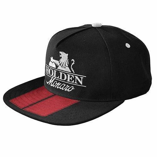 Holden Monaro Mens Adult Embroidered Core Logo Flat Peak Adjustable Snap Back Cap Hat