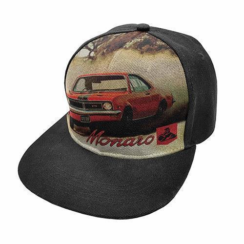 Holden Monaro Sublimated Flat Peak Adjustable Snap Back Cap Hat