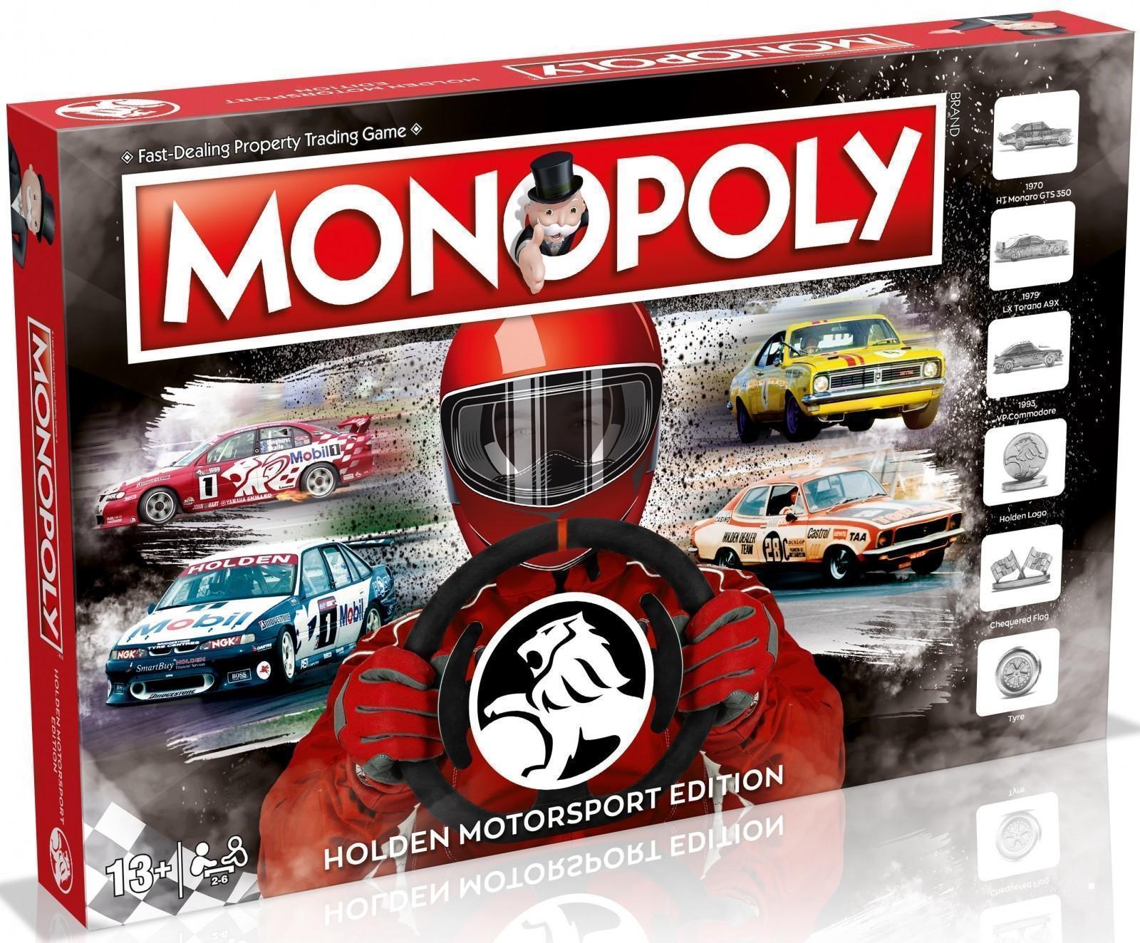 Holden Motorsport Edition Monopoly The Fast Dealing Property Trading Board Game