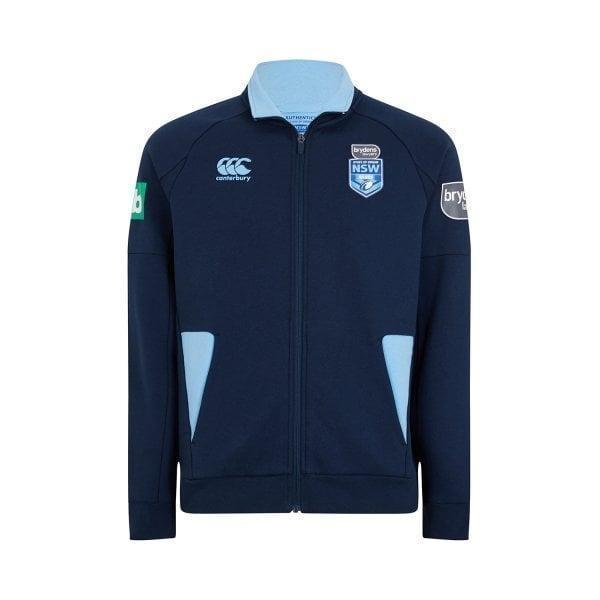 NSW Blues 2019 Hybrid Zip Thru Fleece Jacket