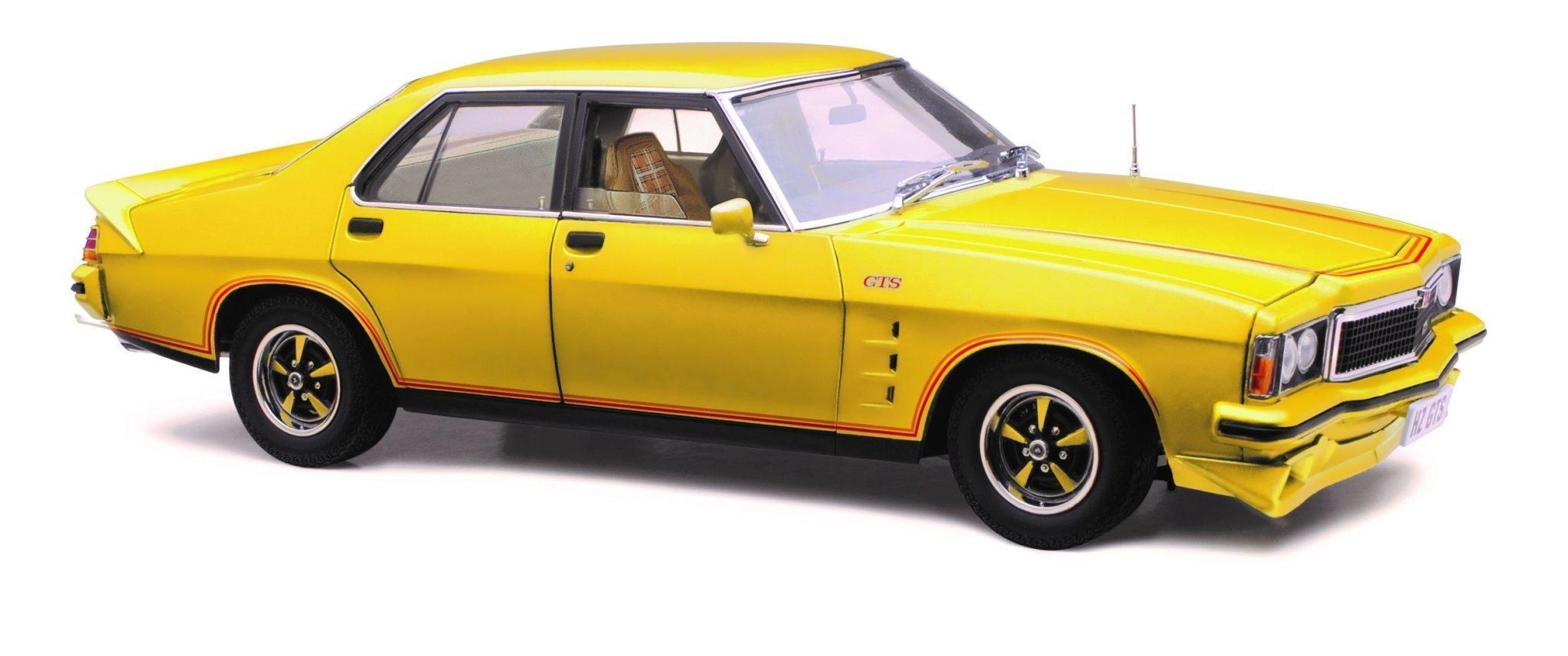Holden HZ GTS Jasmine Yellow 1:18 Die Cast Model Car