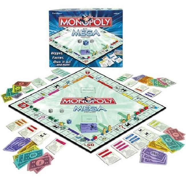 The Mega Edition Monopoly Board Game