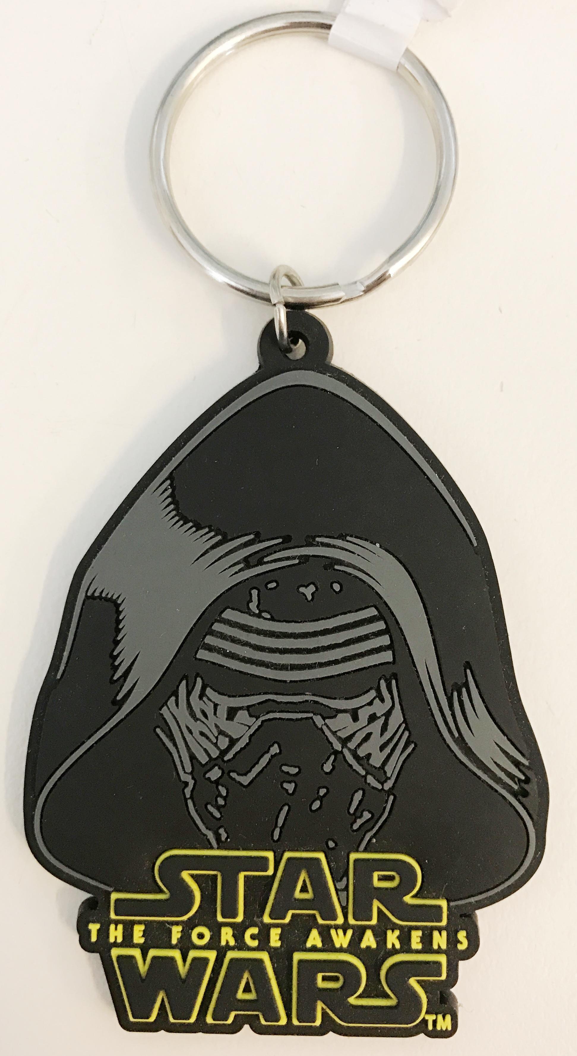 Kylo Ren Star Wars Character Rubber Key Ring Keyring
