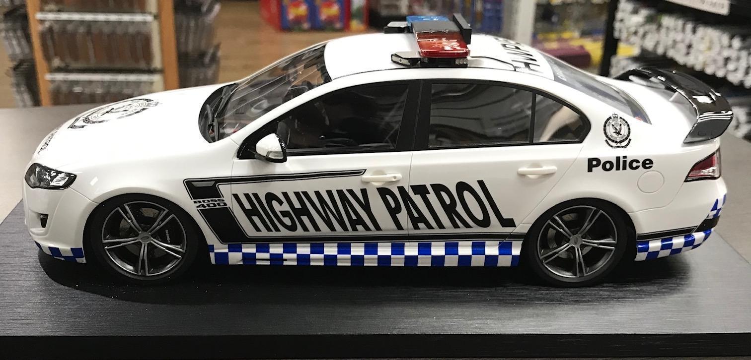 Ford FPV FG GT R-Spec New South Wales NSW Highway Patrol Police Car Resin Model Car 1:18